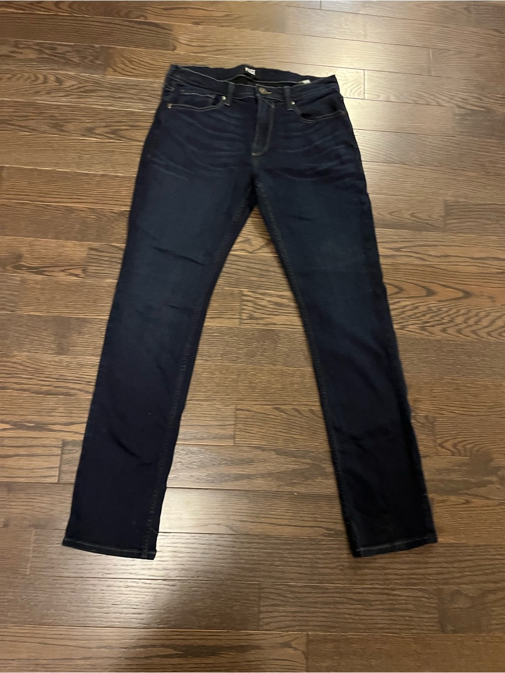 PAIGE Men's Slim Straight Dark Navy Jeans 32x32